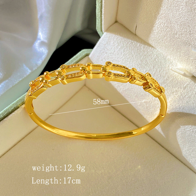 Vintage Plated Titanium Steel Bracelet