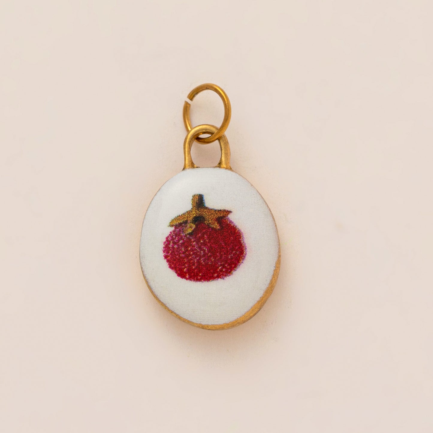 Vintage 18K Gold Plated Stainless Steel Bee Charm Bar for Women
