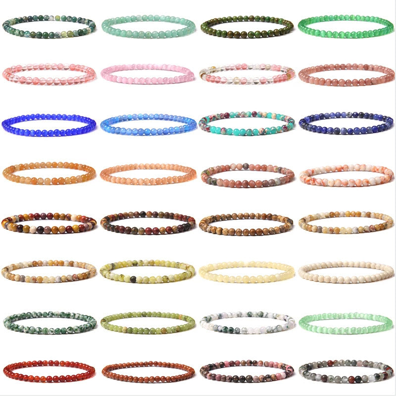 Elegant Natural Citrine Crystal Geometric Beaded Bracelet for Women