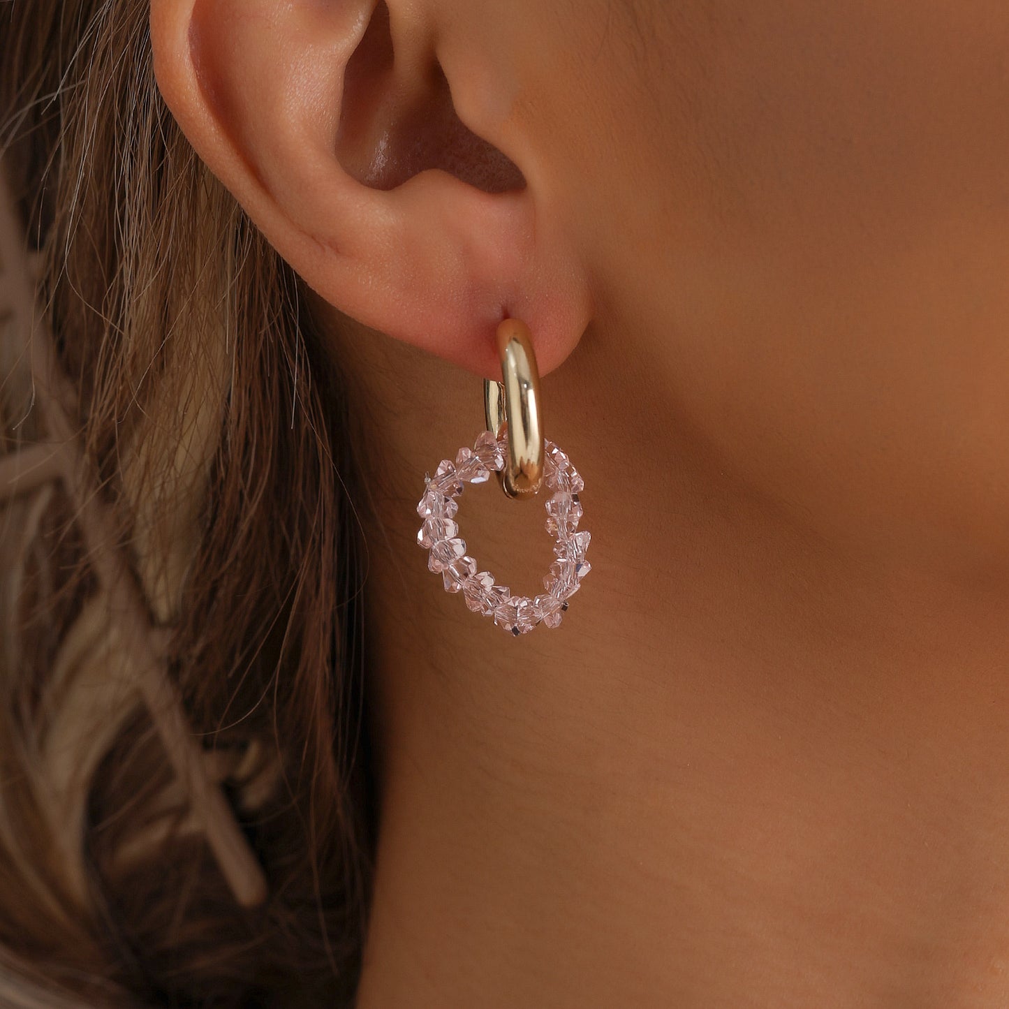 Pendientes de Aleación de Zinc con Diseño Geométrico Vintage y Motivo de Pájaro, Pendientes de Moda Electrochapados para Mujer