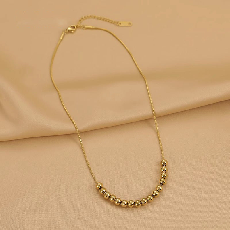 Original Design Irregular Animal-Shaped Titanium Steel Plated Delicate Clavicle Necklace for Women