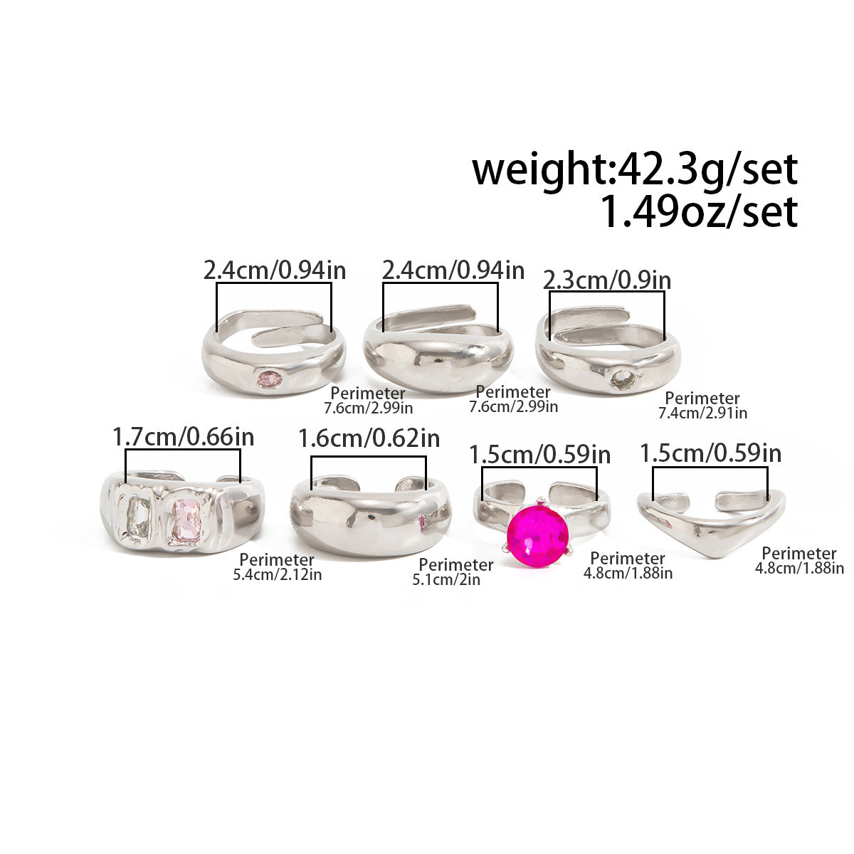 Luxury Minimalist Geometric Zinc Alloy Rhinestone Toe Ring for Women