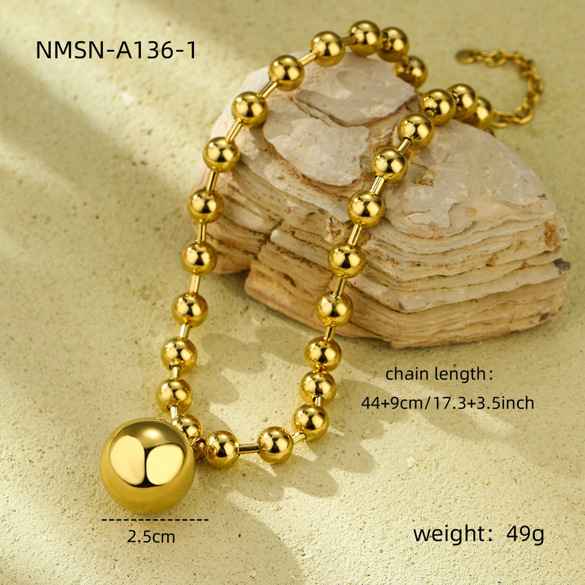 Fashionable Heart-Shaped Stainless Steel Pendant Necklace with Electroplated Finish for Women