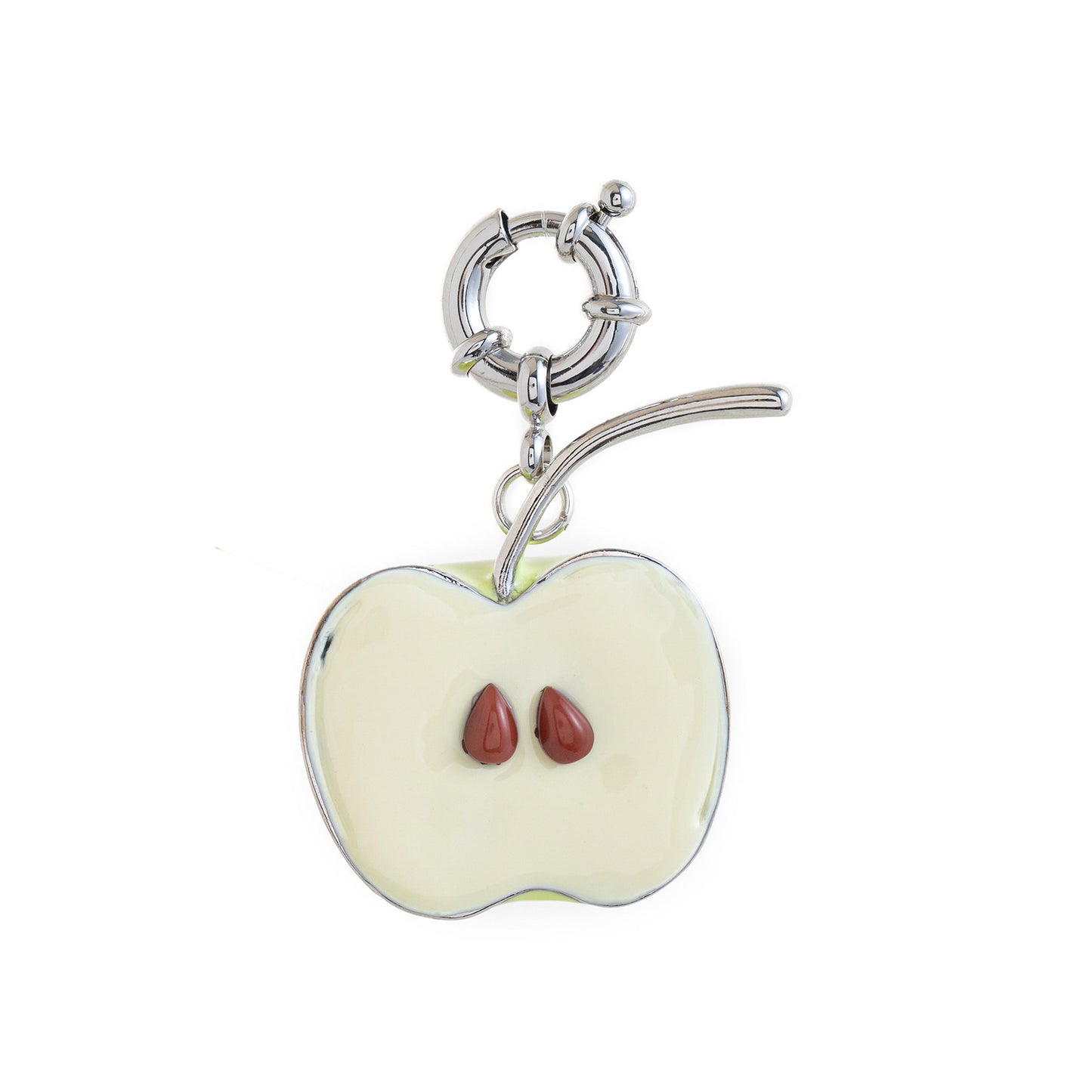 Sweet Plated Stainless Steel Fruit Charm Bar with Cable Chain
