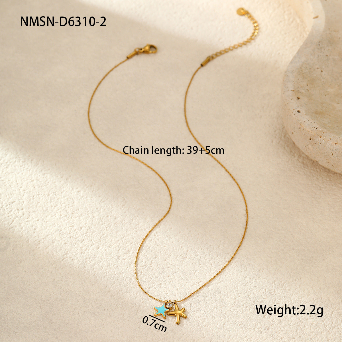 Minimalist Shell Design Stainless Steel Necklace for Women with Plated Finish and Natural Ocean-Inspired Aesthetic