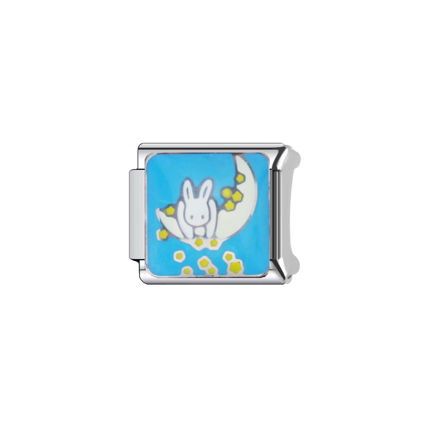 Cute Animal Planet DIY Charm Bar Stainless Steel Plated Bracelet Strap Unisex Gift