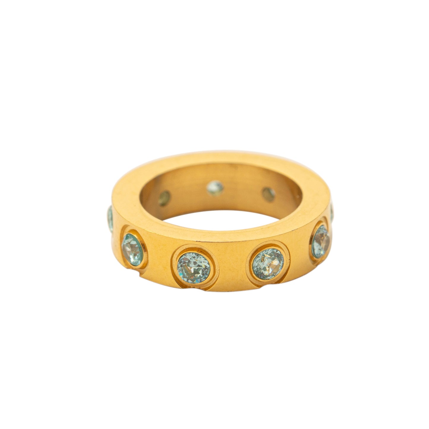 Sweet Round Geometric Plated Stainless Steel DIY Charm Bar Necklace for Women