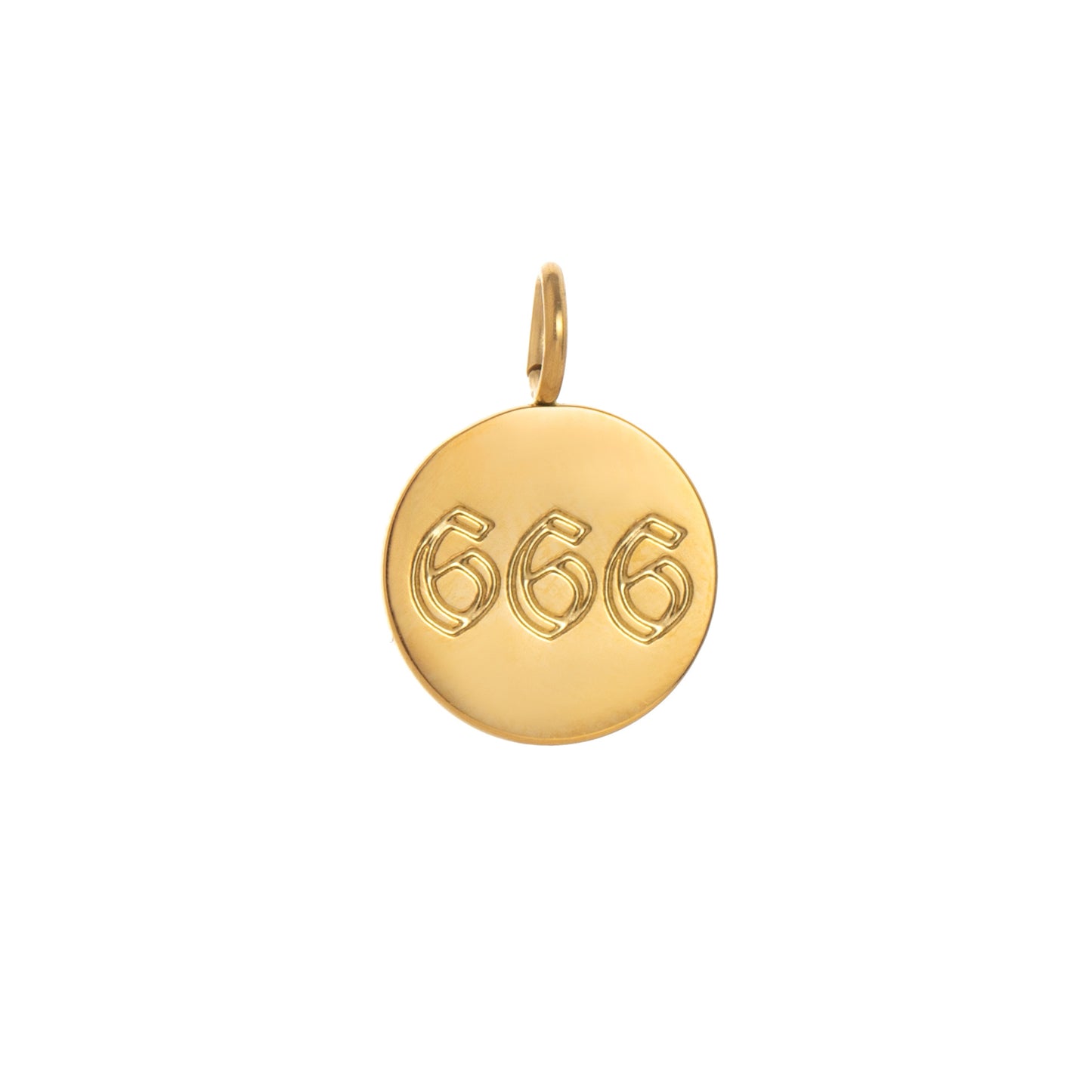 Minimalist 18K Gold Plated Stainless Steel Angel Number Letter Charm Bar with Cable Chain