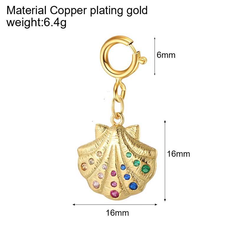 Minimalist Stainless Steel PVD Gold Plated DIY Charm Bar Pendant