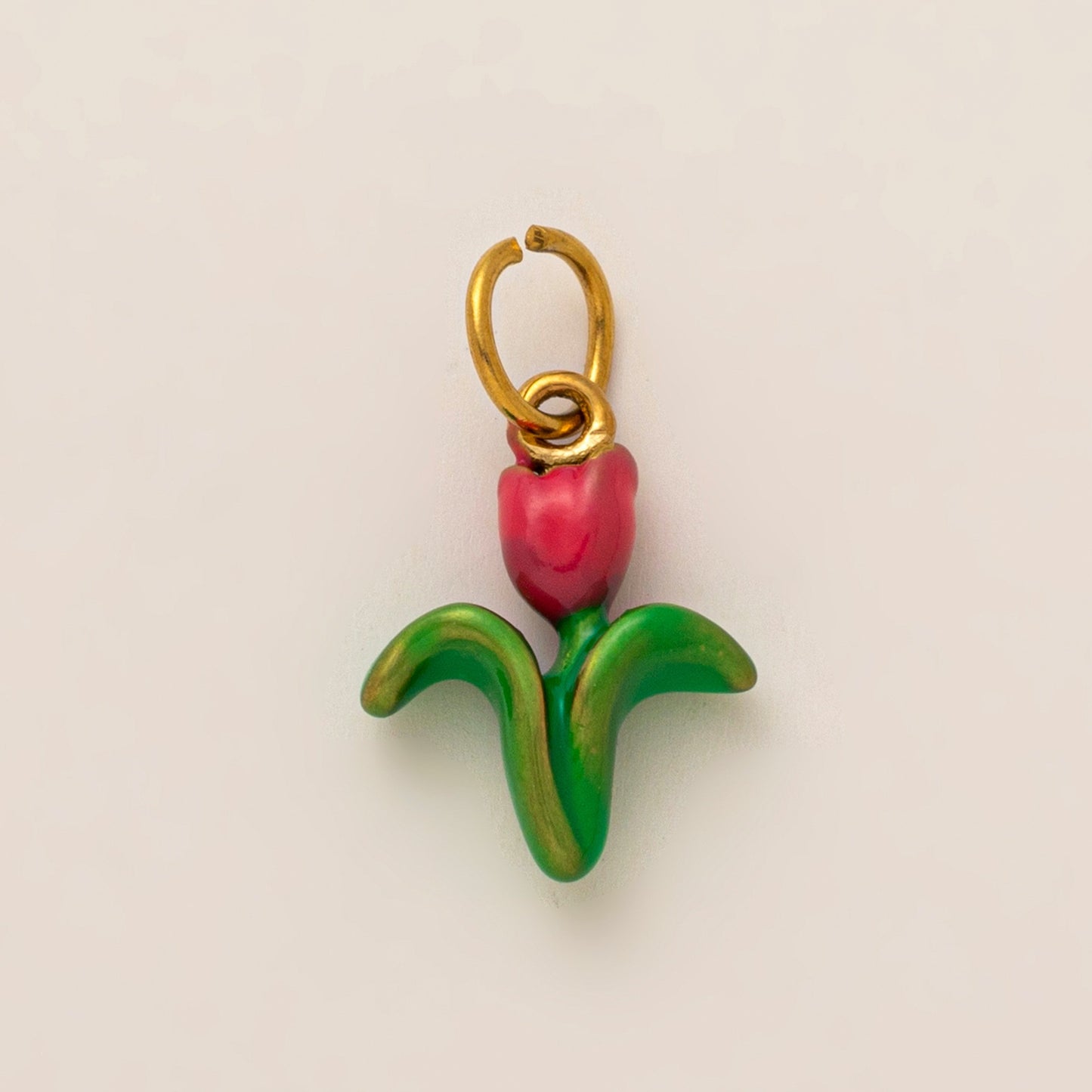Sweet Colorful Acrylic Food Shape Bag Chain Charm Keychain with Fruit Pattern