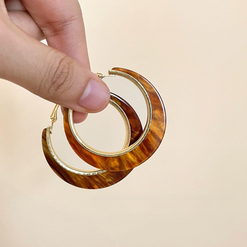 Orecchini a perno geometrici minimalisti in lega con placcatura in rodio da donna, gioielli per orecchie artistici di ispirazione vintage con perni in argento sterling 925