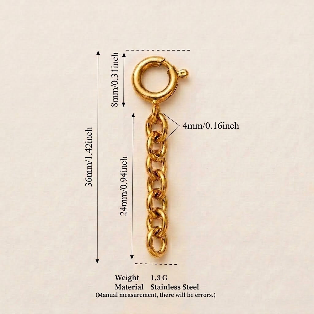 Vintage Geometric Stainless Steel PVD Gold Plated Food Series Charm Bar