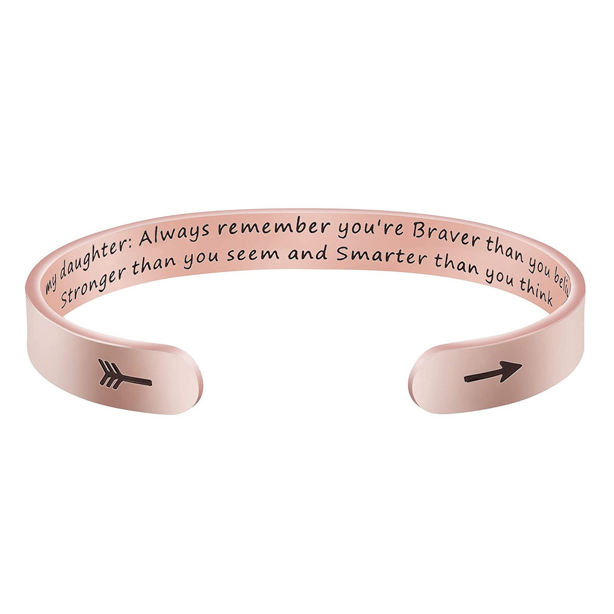 Pulsera de acero inoxidable de moda para mujer con acabado chapado, regalo ideal de Navidad, cumpleaños, Acción de Gracias para mamá